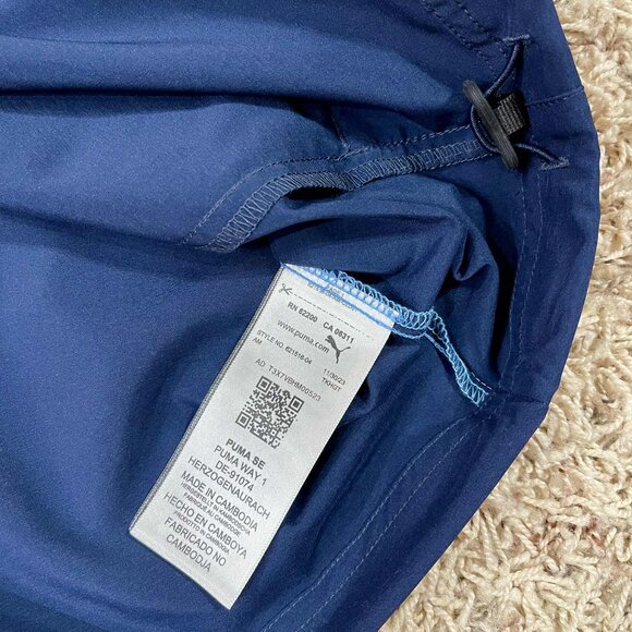Puma Men’s Monterey Wind Golf Jacket Blue, Size Medium (New) - Picture 13 of 16